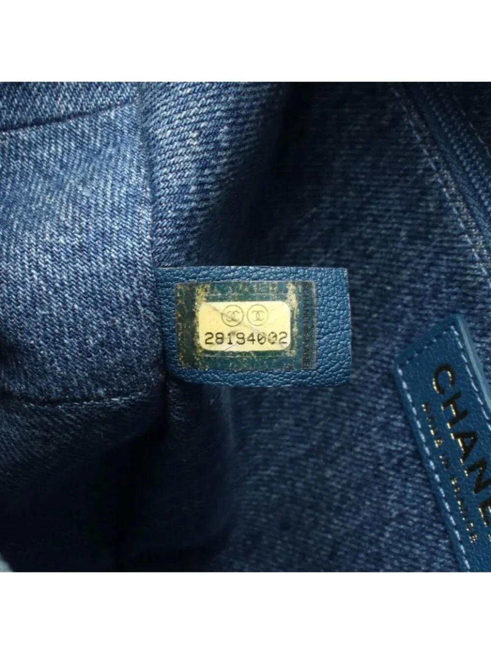 Chanel Waist Bag Body Denim Blue Coco Charm - Picture 5 of 7